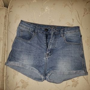 high waisted shorts